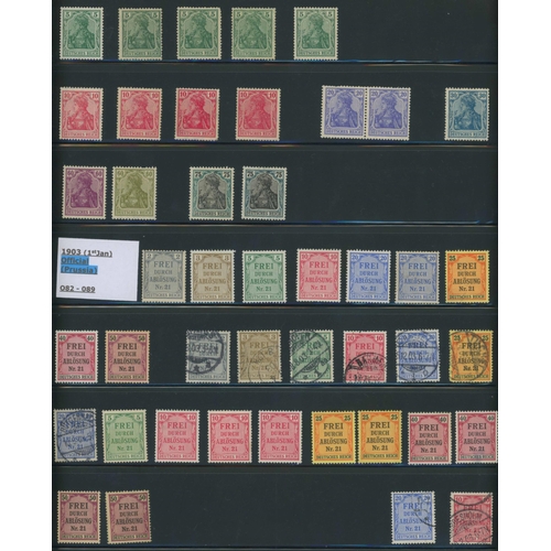 378 - 1872-1932 MINT & USED COLLECTION: Large black binder with Hagner-style pages holding a collection co... 