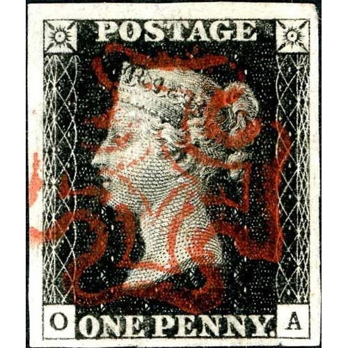 1022 - PLATE 6 - OA - very fine with four margins and neat red MX, signed K Louis.