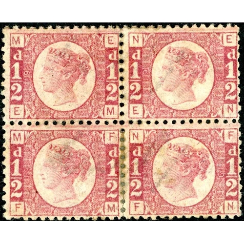 1178 - PLATE 19 - MINT BLOCK OF FOUR - EM-FN, some perf separation, tiny gum traces. SG £1200 for singles.