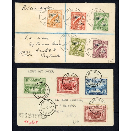 141 - PACIFIC ISLAND COVERS: 1919-75 The most interesting group of envs inc N W Pacific Islands 8 Feb 1918... 