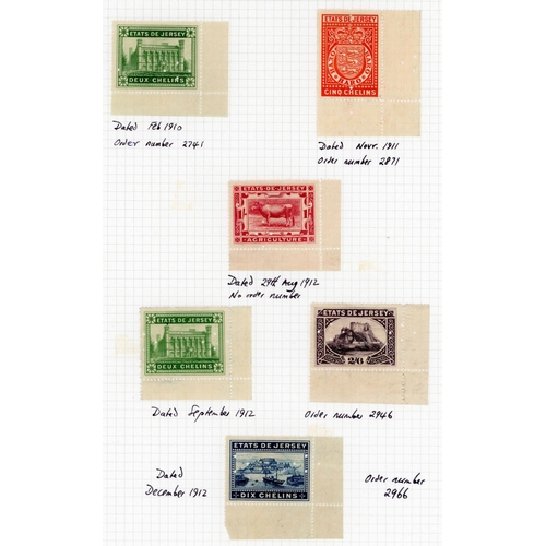 1539 - REVENUE STAMPS FROM THE REGISTRATION SHEETS: 1902-c1973 The remarkable mint collection of revenue st... 