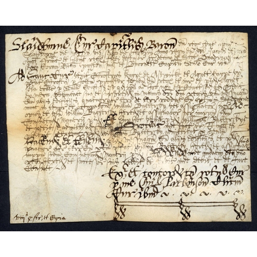 1663 - 1606 & 1616 RYSSHOLME (RUSHOLME) CORRESPONDENCE: Two very small notes addressed to 