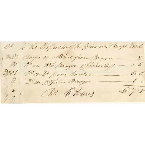 1846 - COACH PARCELS INVOICE FROM 