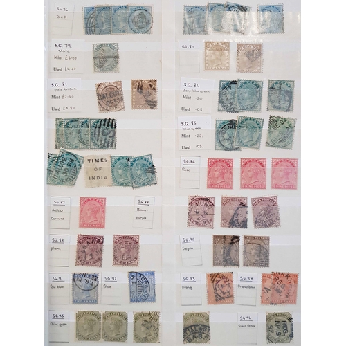 715 - MINT & USED QV-KGVI COLLECTION in a well filled stock book containing SG 31 onwards. Better items id... 