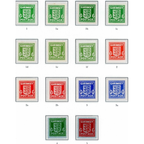 886 - 1914-54 POSTAGE DUES & 1941-44 CHANNEL IS. MINT RANGES - P Dues 1914 set complete to 1/- per the pri... 