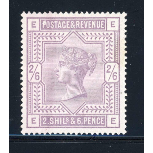 1230 - 1883-84 2/6d LILAC VARIETY: Superb, unmounted mint example of 2/6d lilac on white paper showing unli... 