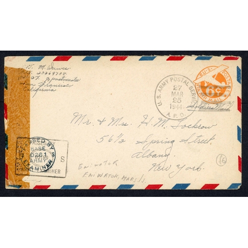 799 - 1939-45 WWII CENSORED MAIL - AN EXCEPTIONAL COLLECTION ON LEAVES inc. both civilian and military cen... 