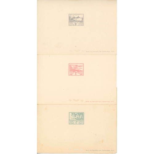 1537 - 1943-44 ISSUE - EPREUVE-DE-LUX:A set of six in issued colours on good quality paper (145 x 118 mm. F... 