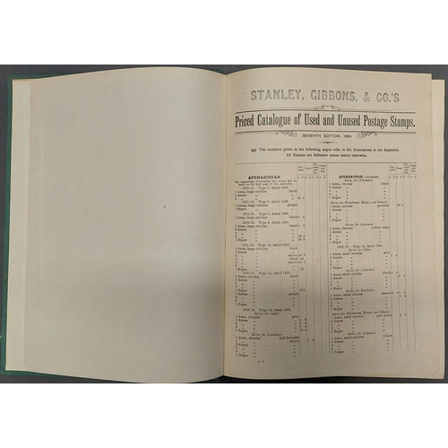 330 - STANLEY GIBBONS PRICED STAMP CATALOGUE 1890 Hardbound, in good condition.