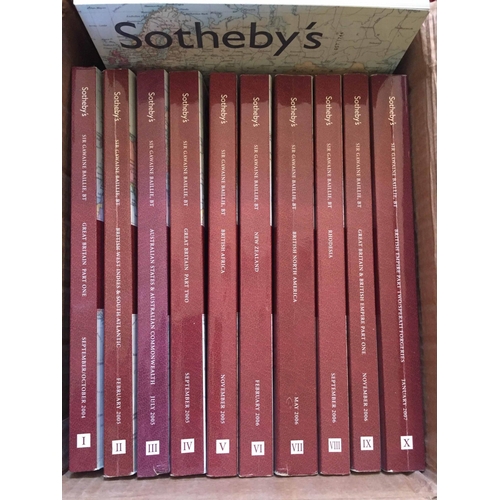 352 - SIR GAWAINE BAILLIE COLLECTIONS - SOTHEBYS - FULL SET OF 11 VOLUMES: The superb 2004-2007 set of cat... 