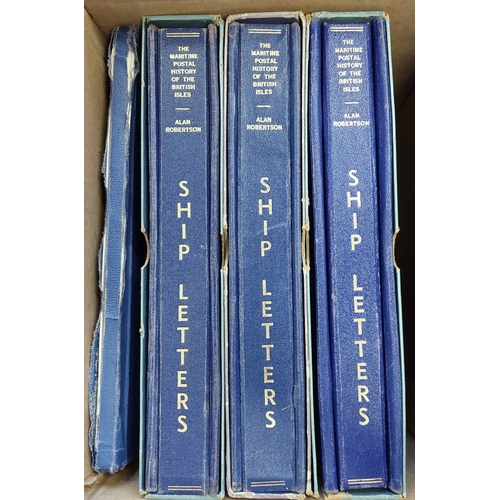 442 - SHIP LETTERS OF THE BRITISH ISLES by Robertson. 3 vols. In slipcases (slipcases worn). Unchecked for... 