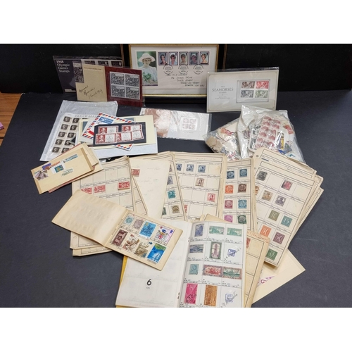 1 - WORLDWIDE MISCELLANY: Accumulation of Worldwide stamps in packets stock books, albums, covers, FDCs,... 