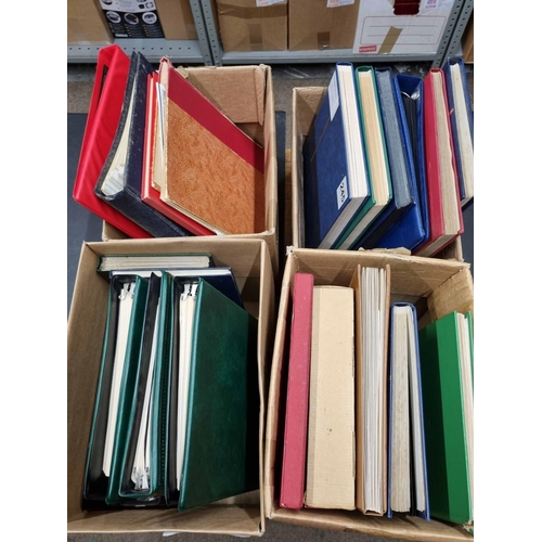 13 - COMMONWEALTH MIXTURE: Four cartons with 20 mostly well-filled stockbooks/binders. Early-modern with ... 