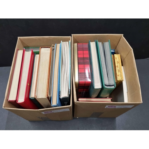 48 - LARGE & DIVERSE COLLECTION: Two cartons containing 8 well-filled stockbooks, three small boxes holdi... 