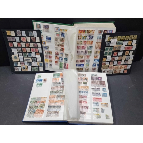 56 - WORLDWIDE STOCKBOOKS: Two cartons holding 11 stockbooks with mainly used early-middle period world-w... 