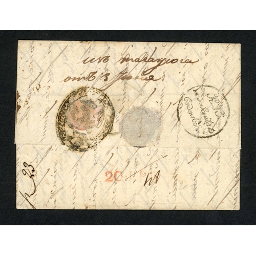 257 - EARLY 19th CENTURY MAIL; Range inc. May 1821 official EL to Czernowitz ex Moldavia sent via Bojan (U... 