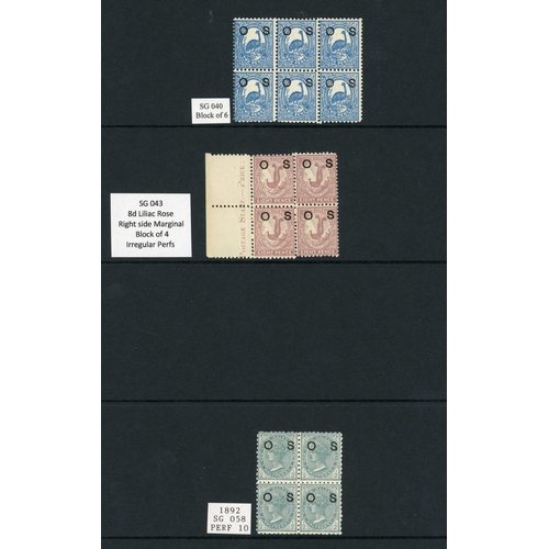 360 - CROWN OVER A & LATER PRINTINGS; Mint unmounted range with 1905 ½d, 1d (5 inc. a marginal block of fo... 