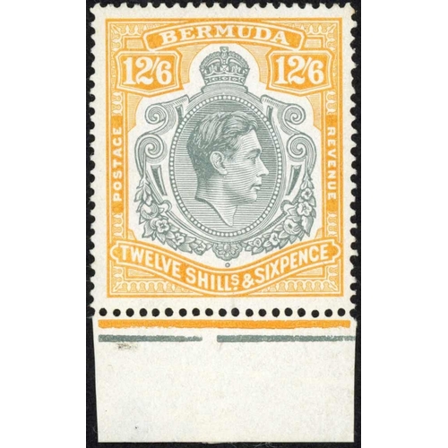 1938/53 KGVI 12/6d KEYPLATE; Mint unmounted group inc. grey & brownish ...