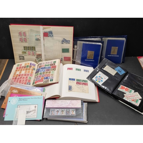 2 - ECLECTIC GB & FOREIGN MIX: Two cartons and a small box holding a few well-filled albums and a qty. o... 