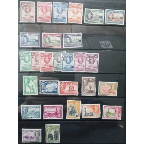 26 - BRITISH EMPIRE QV-KGVI COLLECTION IN THREE BINDERS: Includes ranges from a variety of countries inc.... 