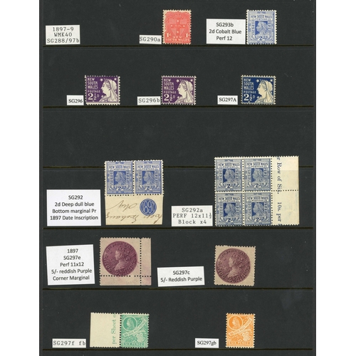 358 - LATER ISSUES GROUP; Mint unmounted range with 1888/89 Perf 11x12 (2 - both shades) & Perf 12x11½, 2d... 