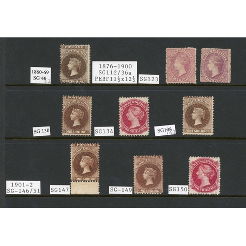 364 - PERFORATED PERKINS BACON ISSUES; Mint unmounted range inc. 1868/79 large star wmk Perf 11½-12½ 1/- d... 