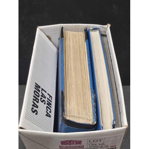 540 - FRANCE & COLONIES: Carton housing 2 stock books and qty. of stock book pages with duplicated accumul... 