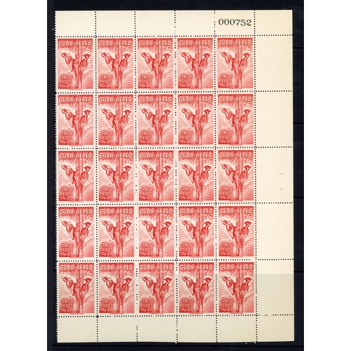 528 - 1921-1932 AIR MAIL STAMPS IN MINT SHEETS: Group of 4 complete mint sheets inc. 1921 SCADTA 20c orang... 