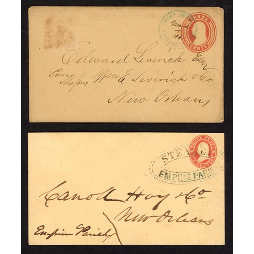 1026 - NEW ORLEANS 18th/19th MAIL GROUP; Range on annotated leaves inc. 1791 EL to London ex New Orleans wi... 