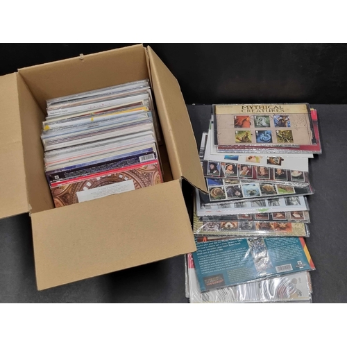 1488 - 2007-2017 RANGE INC. 'POST & GO': Carton housing the collection of 2007-2017 packs, probably complet... 