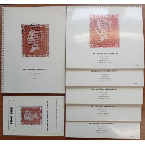 195 - THE PLATING OF ALPHABET II PLATES 1-21 AA to TL by Wiggins. Spiral bound in good condition, some fox... 