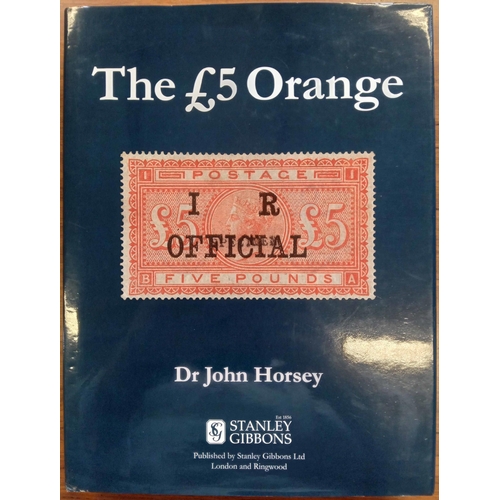 196 - THE £5 ORANGE by Horsey, 2013. Excellent condition.Cross Reference: GREAT BRITAIN, KGV ISSUES