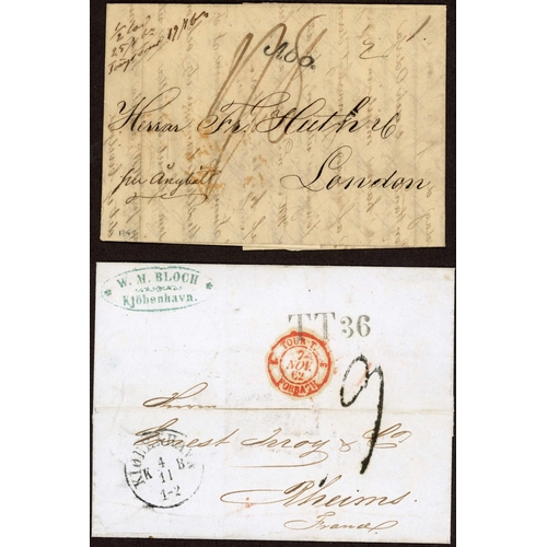 201 - SCANDINAVIA/BALTIC/ICELAND - MAINLY PRESTAMP MAIL INC. GERMAN ENTRY-MARKS, ETC.: A small group inc. ... 