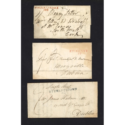 2078 - PRESTAMP MILEAGE MARKS: c.1804-50 group of ELs (+ 1 env.) bearing various mileage marks. Several are... 