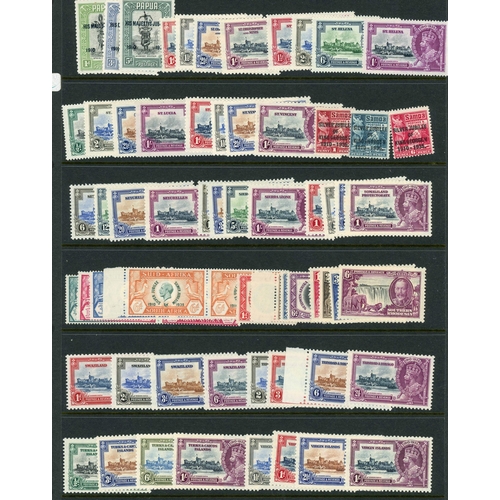 29 - 1935 KGV SILVER JUBILEE OMNIBUS , ETC. WITH 3 OLD-TIME ALBUMS, ETC.; Mainly fine to very fine full O... 