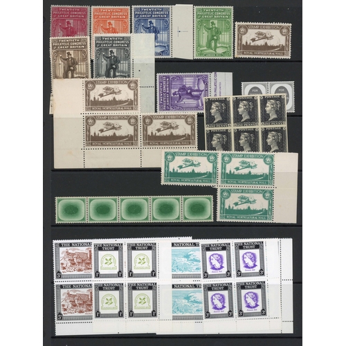 352 - STAMP EXHIBITIONS & ISLANDS: Several stock sheets with the collection of Stamp Exhibition labels inc... 