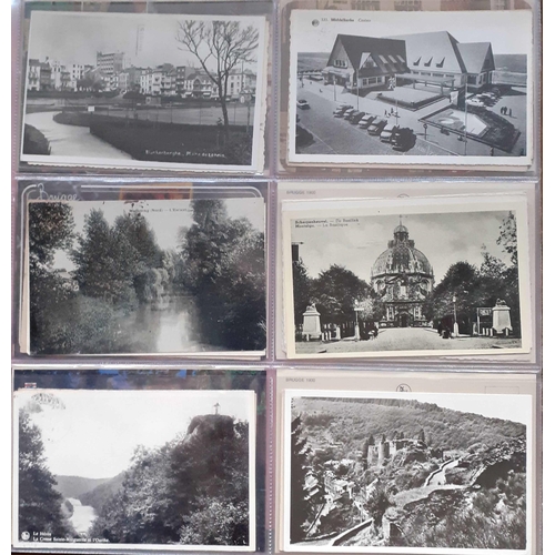 381 - EUROPE, MAINLY FRANCE/BELGIUM - ART, CHILDREN ETC: Two very large well-filled 6-up albums containing... 