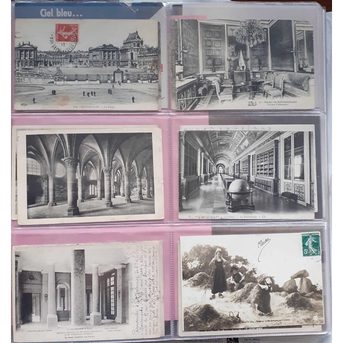 381 - EUROPE, MAINLY FRANCE/BELGIUM - ART, CHILDREN ETC: Two very large well-filled 6-up albums containing... 