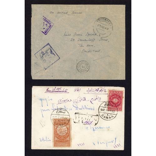 412 - MID 20th CENTURY COVERS - 1930s WWII CENSORS, INCOMING MAIL, MARITIME, ETC.: 1925-c.1950 covers/card... 