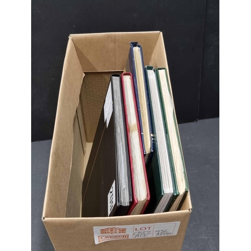 42 - KGV/KGVI IN STOCKBOOKS PLUS EARLY RANGES, INC. QV: Carton with 5 stockbooks well-filled with earlier... 