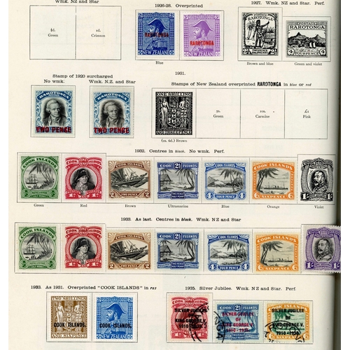 47 - QV-KGV COLLECTION: Fairly well filled SG 'New Ideal' album with a mixed mint and used (mostly) colle... 