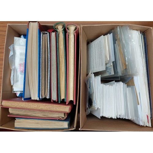 TWO CARTONS housing mint & used, all reigns collections in several ...