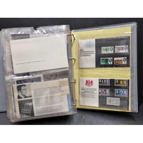 1492 - 1964-1976 PACKS - SCARCE EARLY TYPES: Well-filled binder with minimal warping of earliest packs but ... 