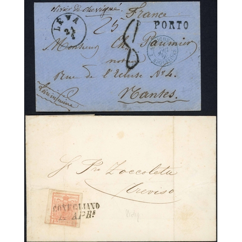 448 - PRESTAMP TO EARLY 20th CENTURY INC. IMPERF., ADVERTISING POSTAL STATIONERY, ETC.: A group ranging fr... 