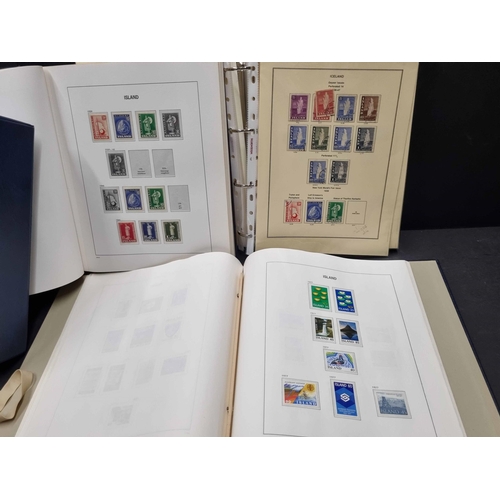 720 - USEFUL 1876-1990s COLLECTION ON DAVO SHEETS: Two Davo albums plus binder with Davo pages. Some mint ... 