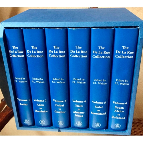 1053 - HIGHLY IMPORTANT LIMITED EDITION The De La Rue Collection BOXED SET OF SIX VOLUMES: Superb book publ... 