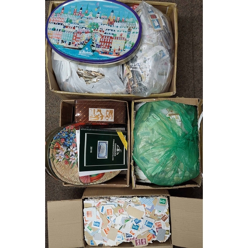 1203 - WORLDWIDE KILOWARE: Five cartons containing mainly modern Scandinavia, plus some German and GB mater... 