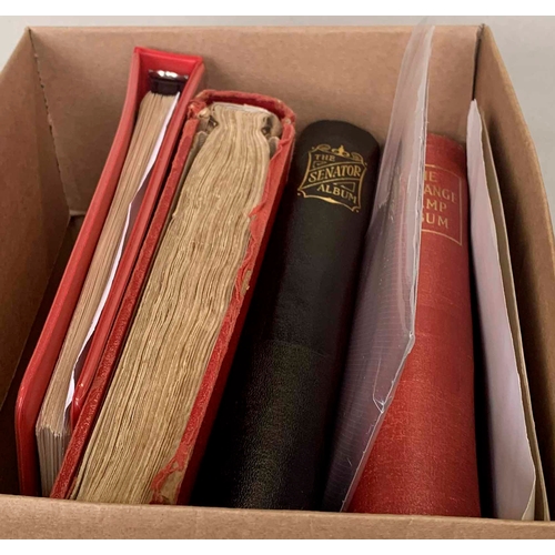 1214 - COMMONWEALTH COLLECTION WITH USEFUL AUSTRALIA: Accumulation of old albums and a few stock cards cont... 