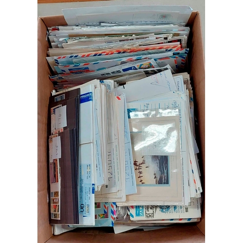 1225 - LARGE, DIVERSE ACCUMULATION OF WORLDWIDE COVERS - COMMERCIAL, AIRMAILS, REGD, POSTMARK VARIETY, ETC.... 