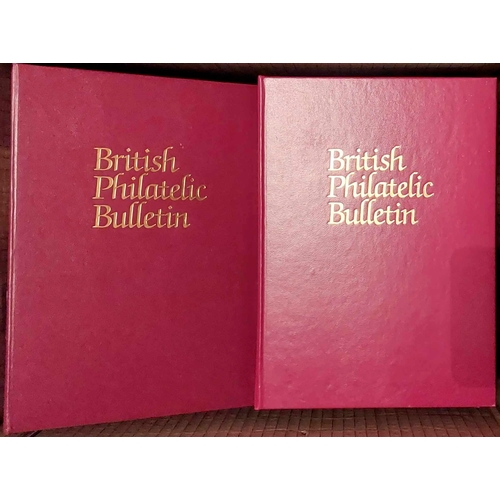 1025 - BRITISH PHILATELIC BULLETIN: From no. 3 to no. 28 in Bulletin binders; nos. 28-39 hardbound; nos. 39... 